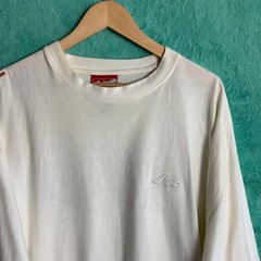 Akademiks Y2K Mens Oversized Tee White 3XL Pure Cotton