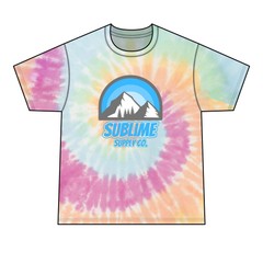 Sublime Supply Co. Pastel Swirl Tie-Dye Tee Shirt