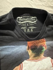 Mitchell & Ness NBA Hardwood Classics Dennis Rodman #91 T-Shirt Black Large