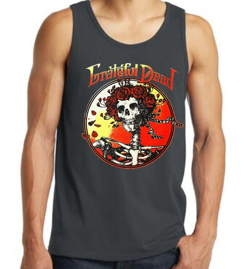 Grateful Dead Rock Band Men's Tank Top (Multiple Colors) gallery