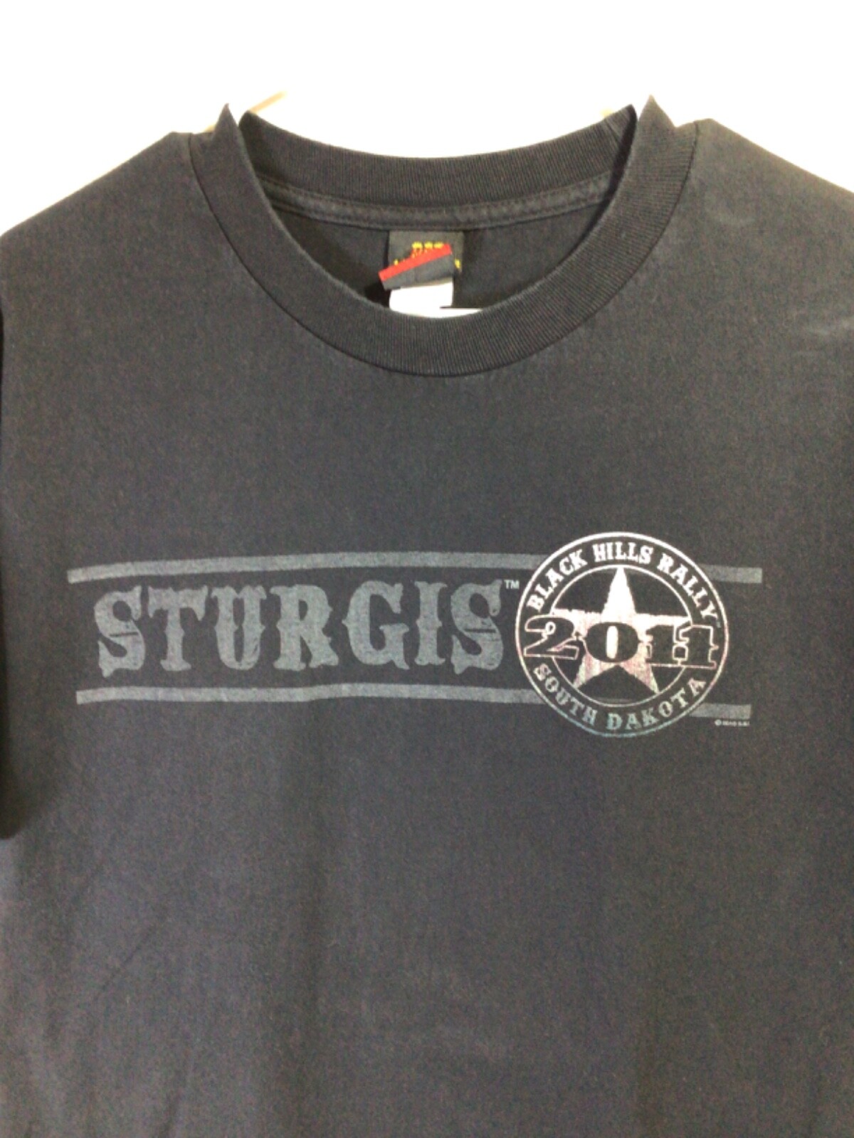 Sturgis 2011 Black Hills Motorcycle Rally (Skeleton) Black Large Cotton T Shirt gallery