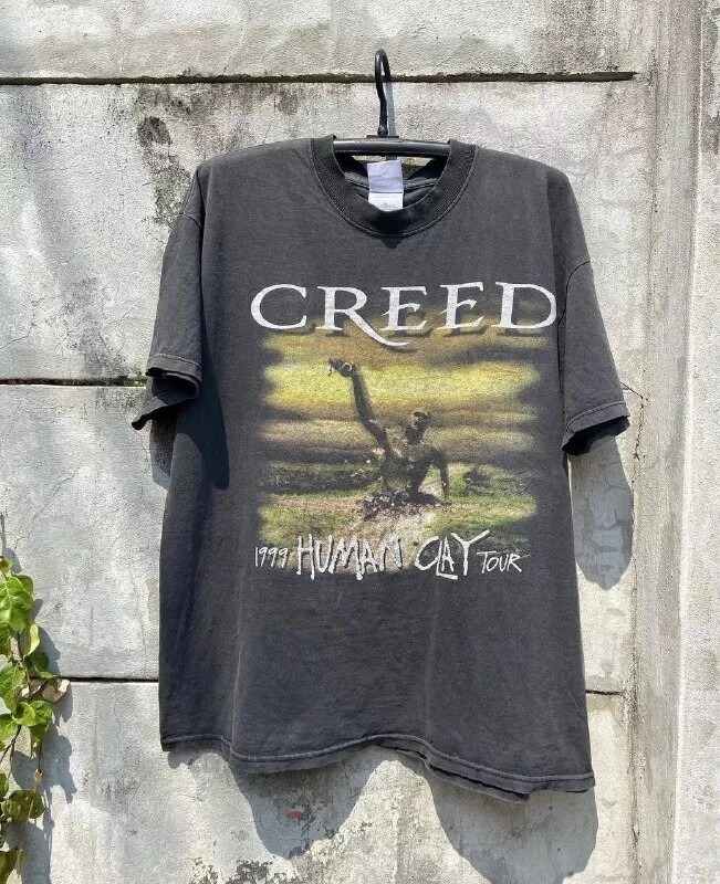 Creed 1999 Band Human Clay Tour Black Short Sleeve Unisex Tshirt S-5XL gallery