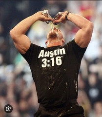 Stone Cold Steve Austin distressed 3:16 smokin skull Shirt Medium W Legends