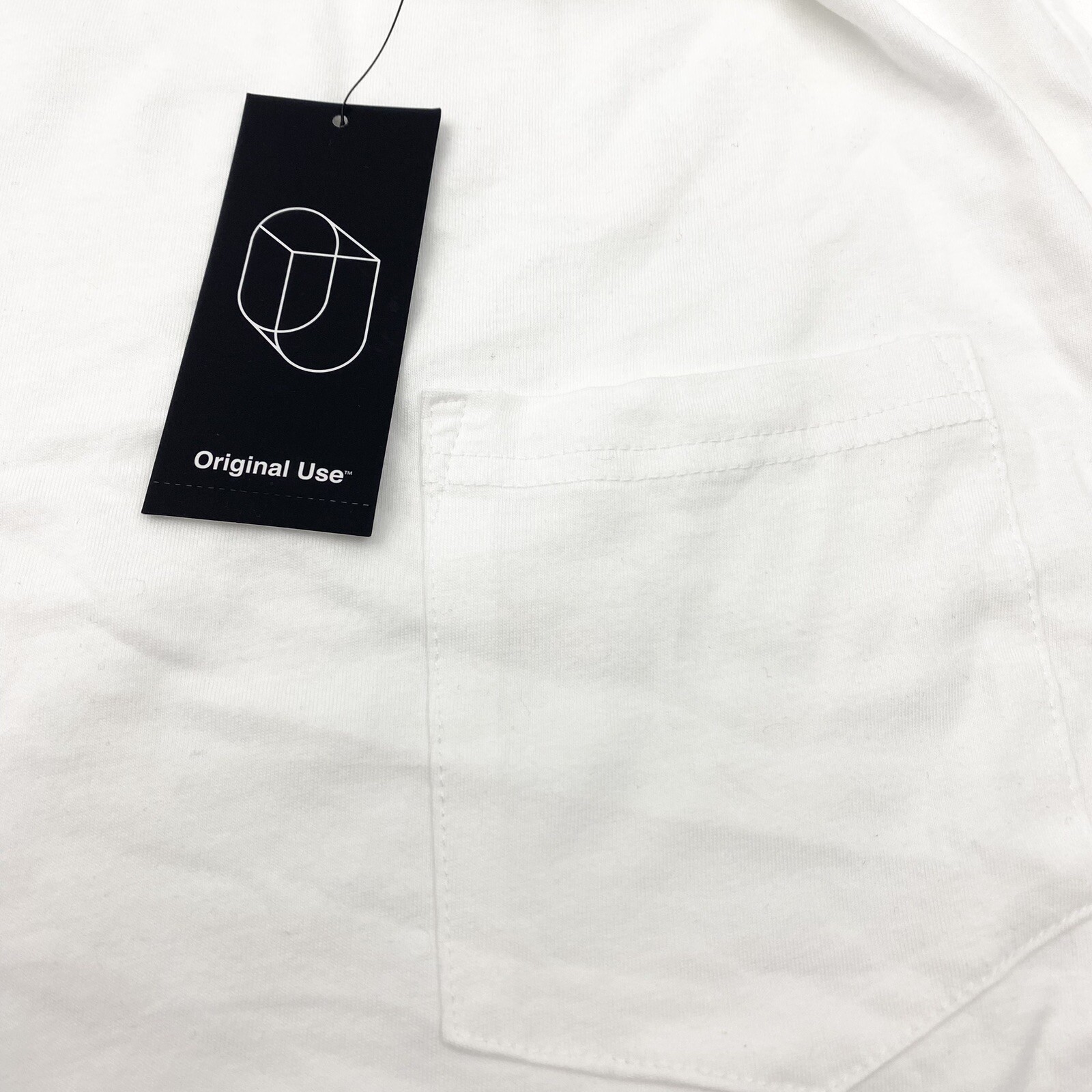 Original Use Mens Size L Crew Neck Long Sleeve T-Shirt True White NWD gallery