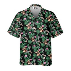 Mens Button Down Princess Video Game Characters Parody Hawaiian Novelty Shirt