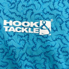 Hook &Tackle UPF 50+ Sun Protection Men’s Size XL Fishing Crew-Neck T-Shirt