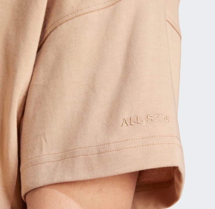 NWT Men’s Adidas ALL SZN Tee T Shirt Warm Sandstone Size Small gallery