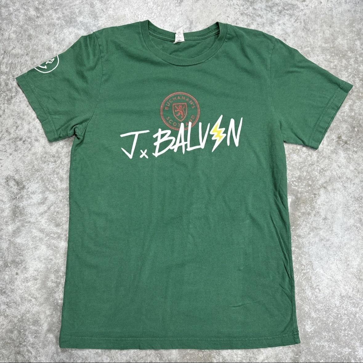 J Balvin Shirt Mens Medium Green Familia Vibras Tour 2018 Concert Graphic Tee gallery