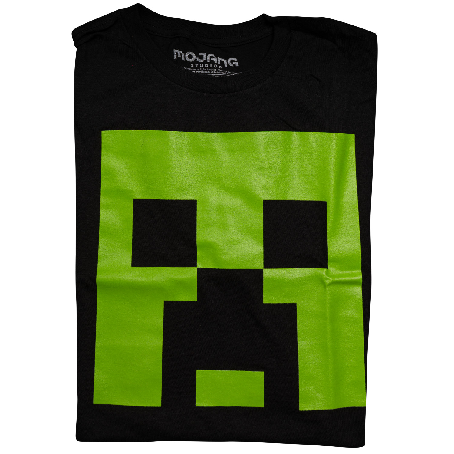 Minecraft Fear The Creeper Glow in Dark 2 Piece Adult T-Shirt Set gallery