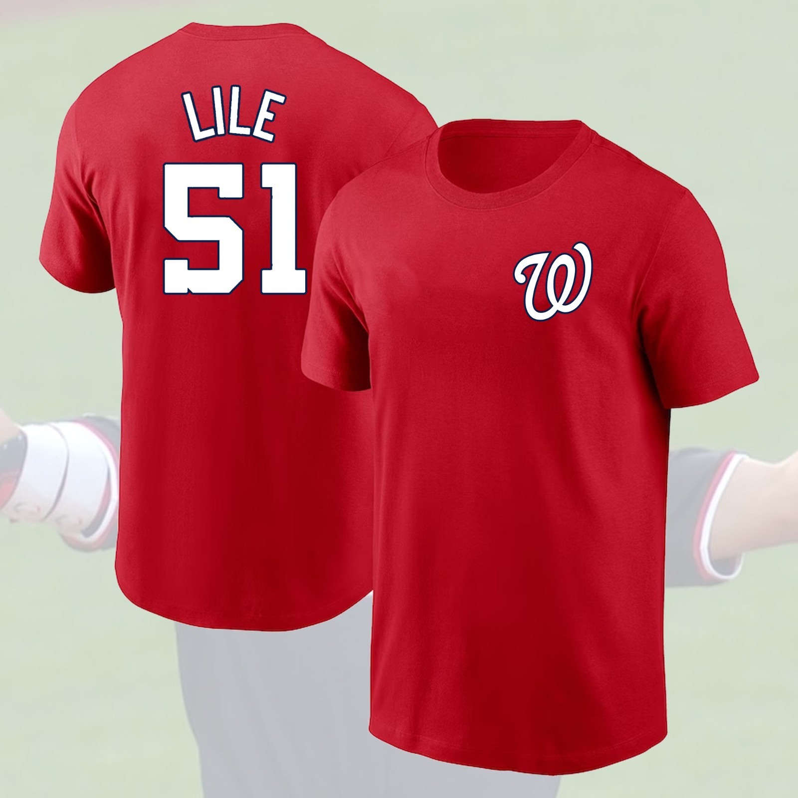 HOT ITEM - Daylen Lile #51 Washington Nationals 2025 Name and Number Fan Gifts gallery
