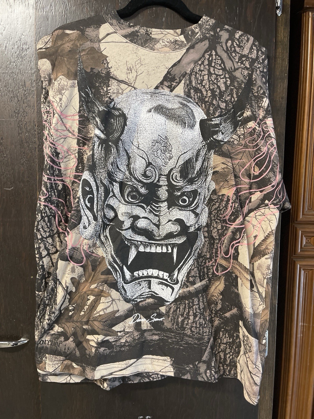 Dare Sport Wolves Club Premium NWOT Bushido Camo Graphic Tee Rare size L gallery