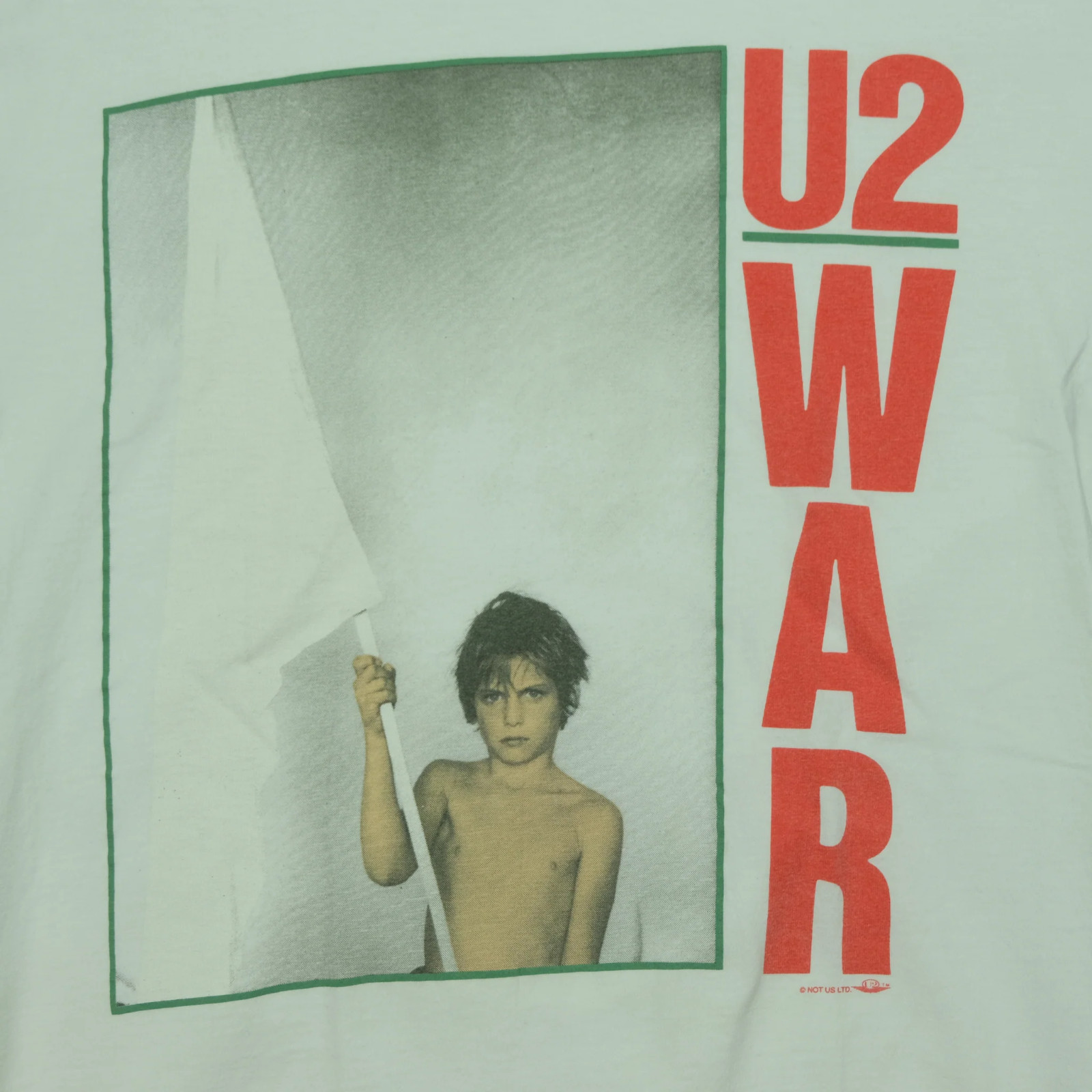 Vintage 1983 U2 War Album Tour White Unisex T-Shirt
