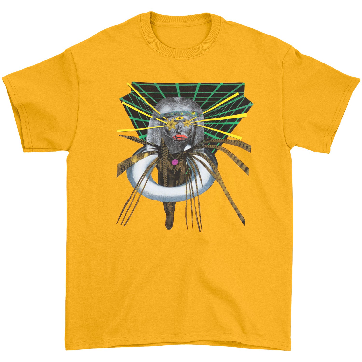 Men's Klaxons Starry Eyes T-shirt X-Large Yellow gallery