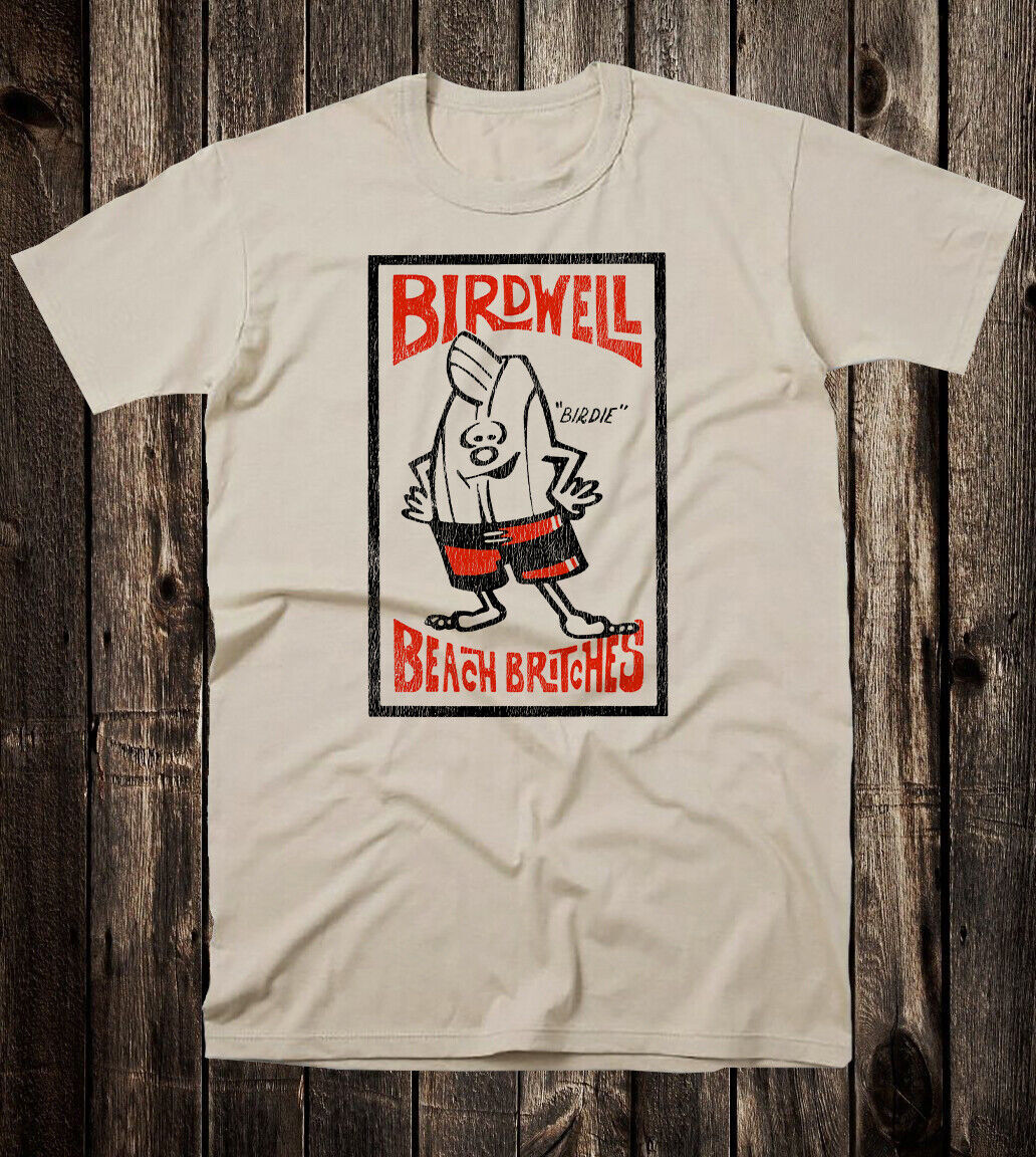 Retro Surf Shop T Shirt 100% Cotton Vtg Art Birdwell Birdie Beach Britches gallery