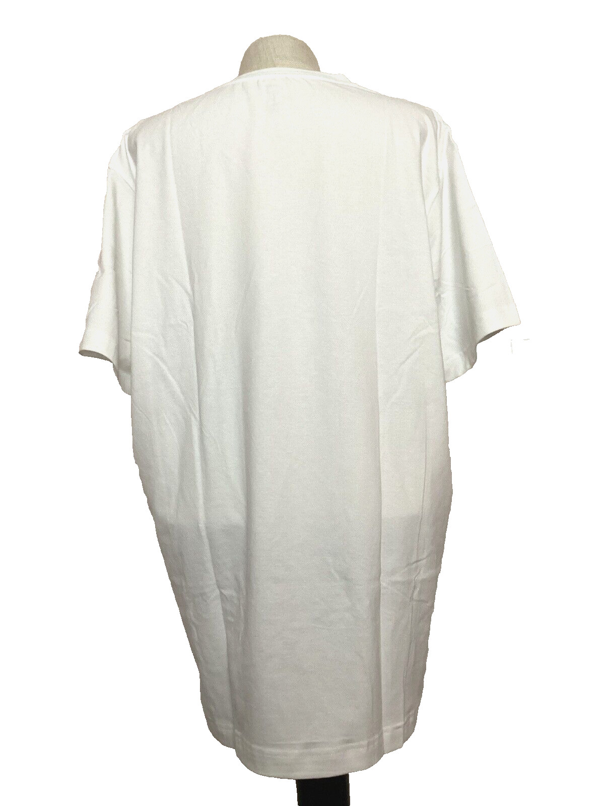 GEORGE White Short Sleeve V-Neck Tee Shirt Sz. 2XL* gallery