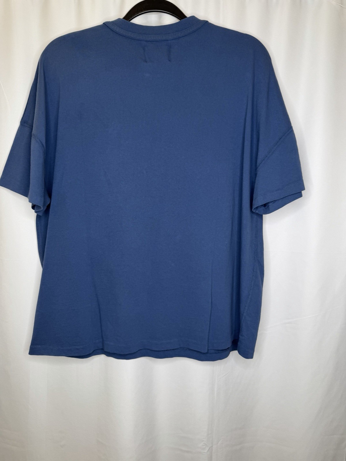 RHUDE REVERSE TEE BLUE SCRIPT LOGO T-SHIRT MEN'S XS-MSRP $315 gallery