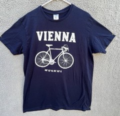B&C Collection Amsterdam Graphic Navy Blue T-Shirt, Men’s Size XL XLarge