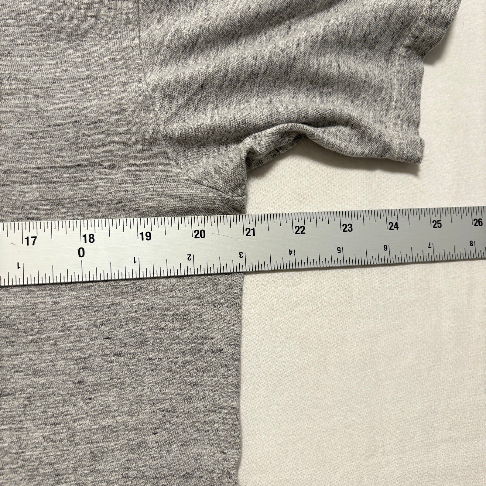 Whitesville Tubular Quali-T Heavyweight Short Sleeve Cotton T-Shirt Men’s L Gray gallery