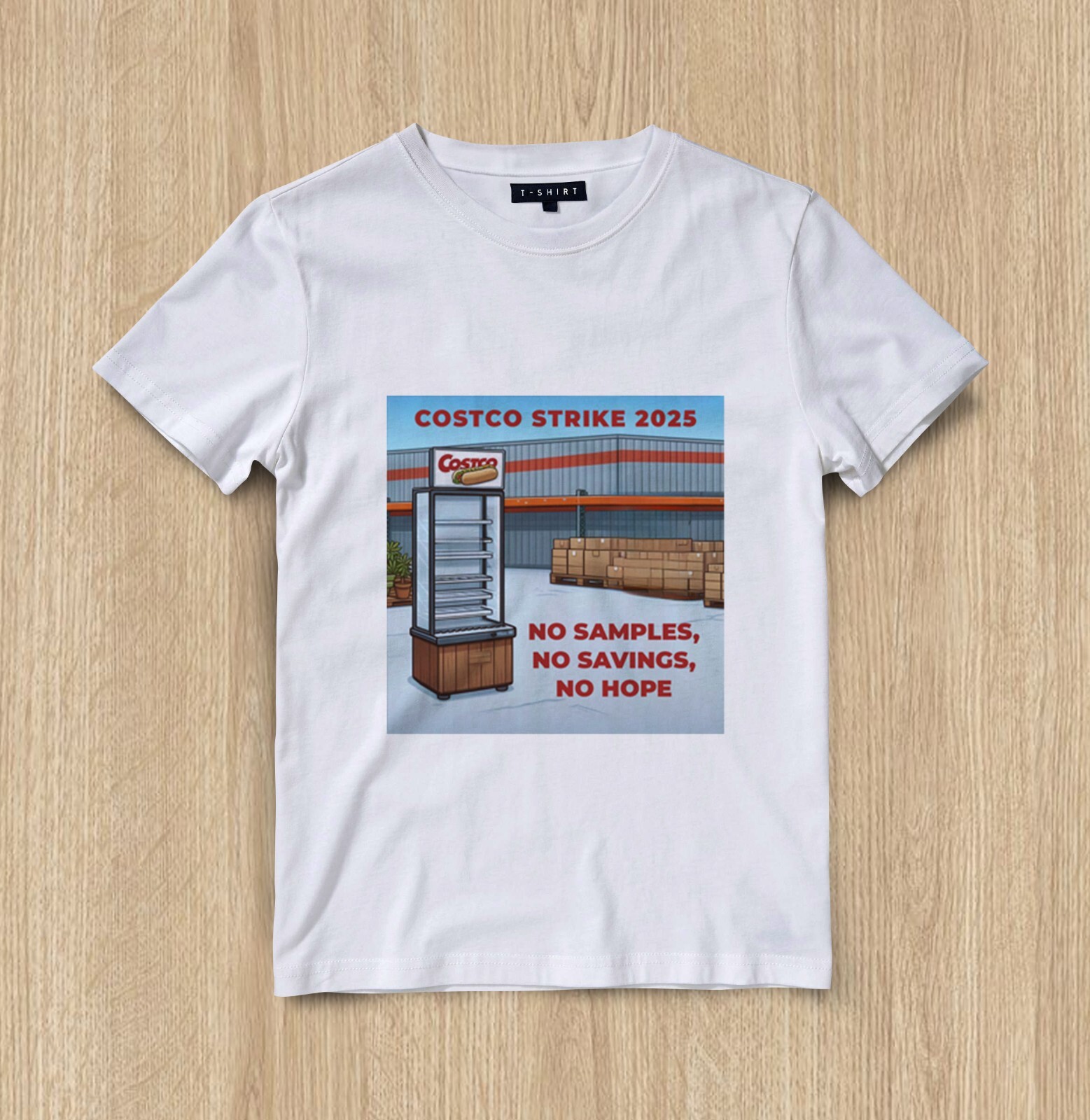 Custom End of Samples Graphic T-shirt Design Unisex Jersey Short Sleeve Tee