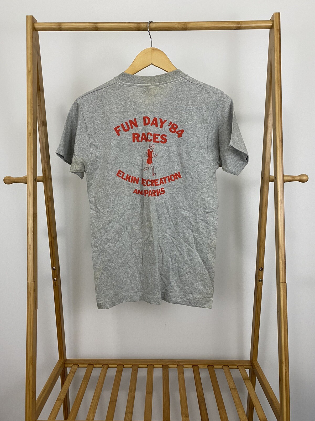 VTG 80s Barq's Root Beer Fun Day Races Thin Single Stitch T-Shirt Size M USA gallery
