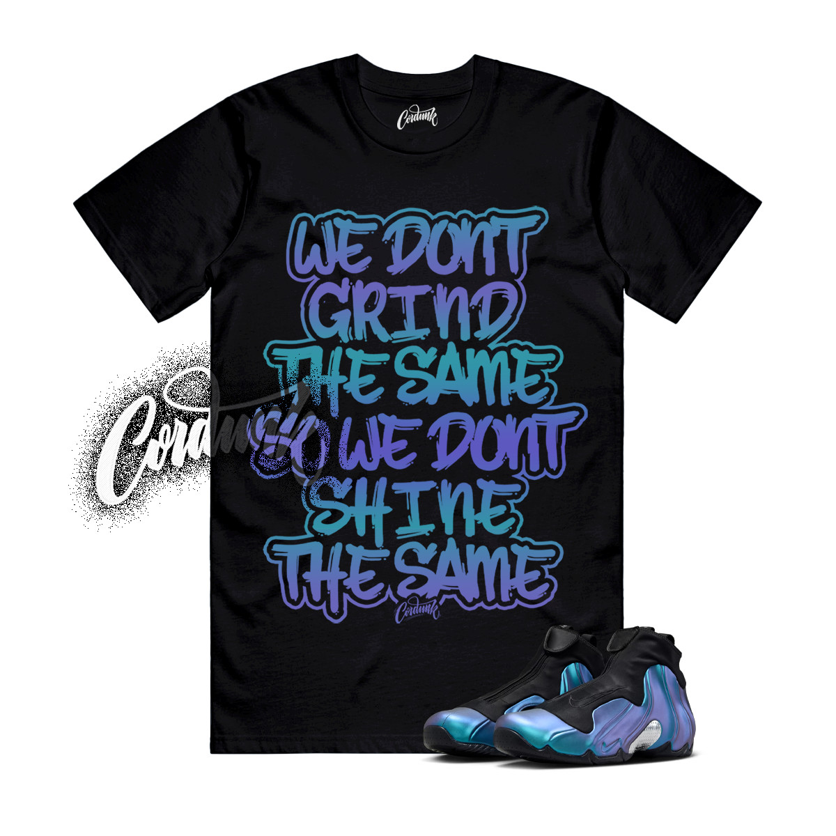 Flightposite Dusty Cactus Persian Violet Metallic Silver T Shirt Match DIFF gallery