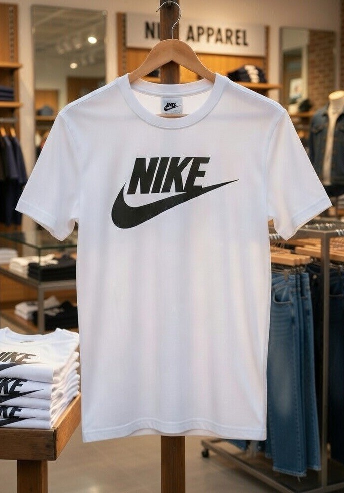 Nike Athletic Logo Swoosh Active Short Sleeve T-Shirt Style#891953 Men Size 2XL gallery