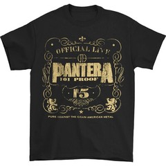 PANTERA cd cvr OFFICIAL LIVE: 101 PROOF Official SHIRT SMALL New vulgar cowboys