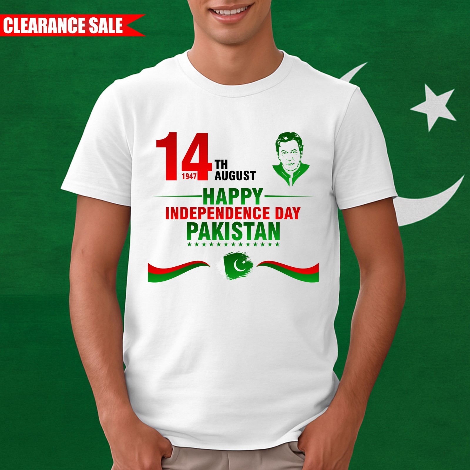 14th August Happy Independence Day T Shirt Pakistani Flag Imran Khan Gift T Top gallery