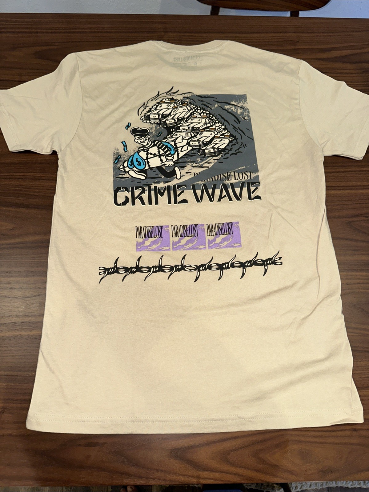 Paradise Lost “Crime Wave” Tee Shirt Size Medium True To Size New Collection gallery