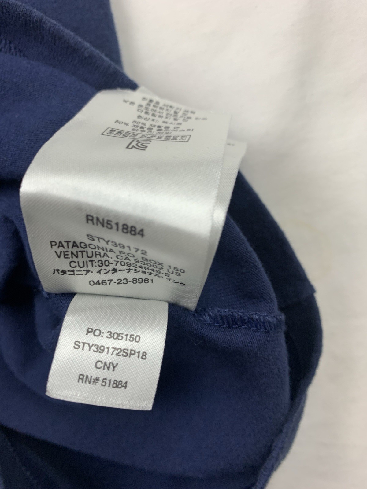 Patagonia Live Simply Short Sleeve Crew Neck T-Shirt Mens Size Medium M Blue gallery