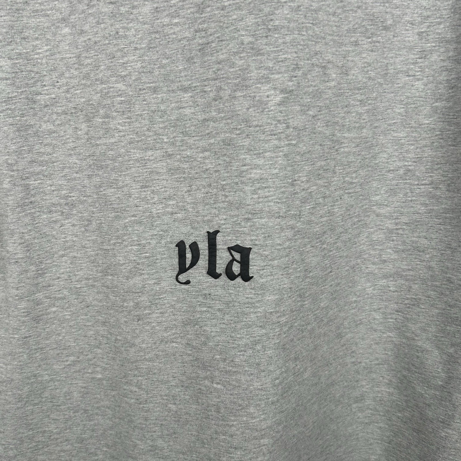 YoungLA Shirt Mens XL Gray Minimal Logo Graphic Tee Pocket Streetwear Casual gallery