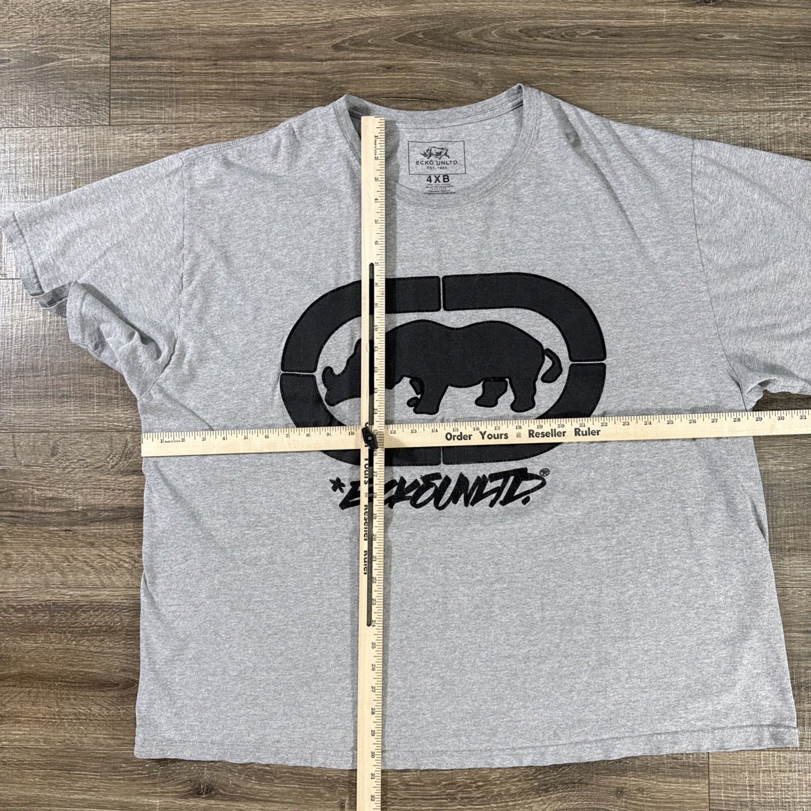 Vintage Ecko Unltd Mens T Shirt 4 XB Hip Hop Baggy Streetwear 90s Y2K Skater gallery