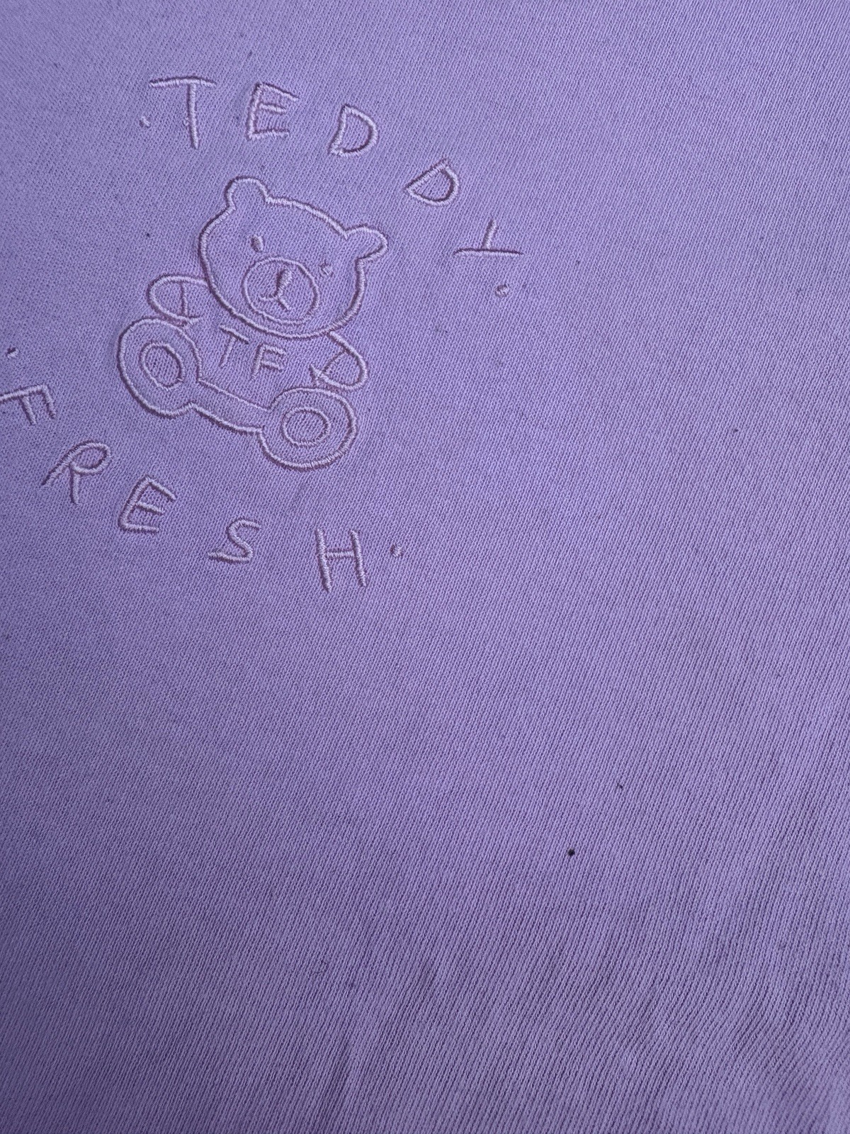 Sz M Teddy Fresh T Shirt Pink EMBROIDERED BEAR Cotton gallery