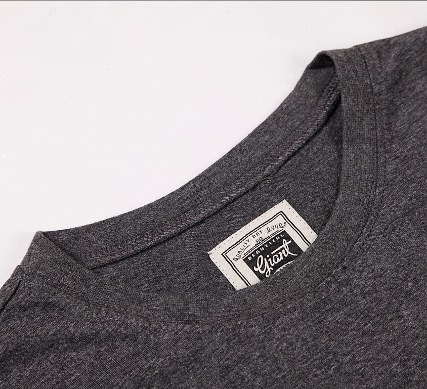 Slim Fit Men's T-Shirt Stretch Cotton Crew Neck Minimalist Design Basic Tee gallery