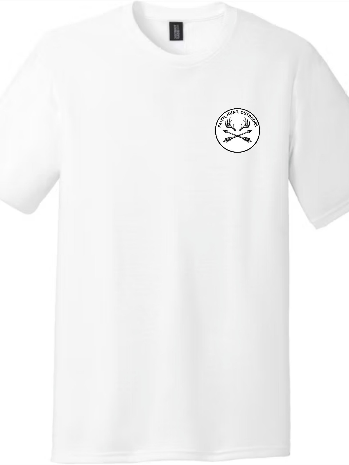 Vintage Faith Hunt Print T-Shirt-Antler Cross Outdoors Unisex Tee Free Shipping gallery