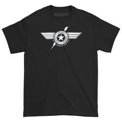 Men’s Motorhead Winged Bolt 09 Tour Tee T-shirt Small Black
