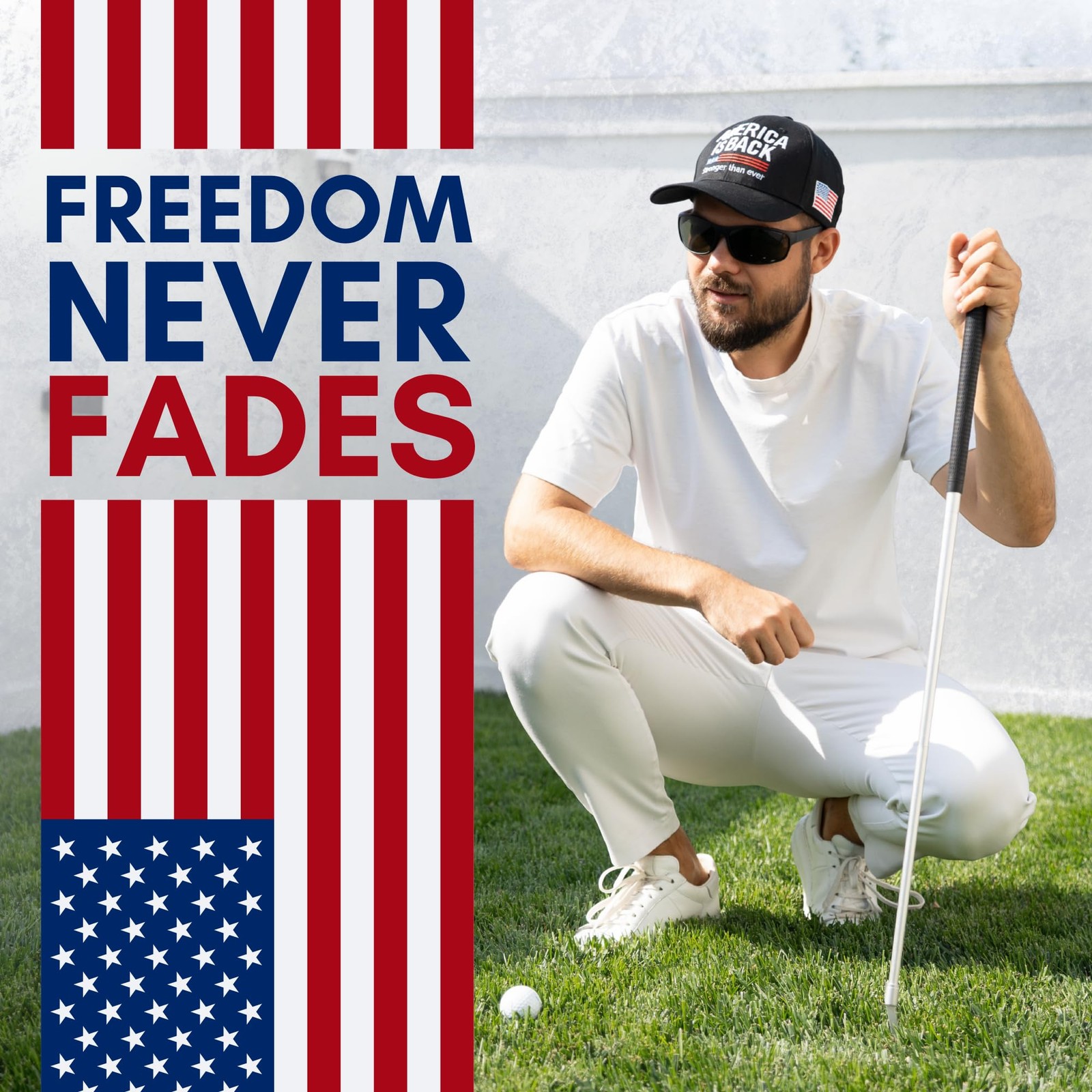 American Flag Hat for Men Women, USA Hats Baseball Cap, Patriotic Caps Outfit... gallery