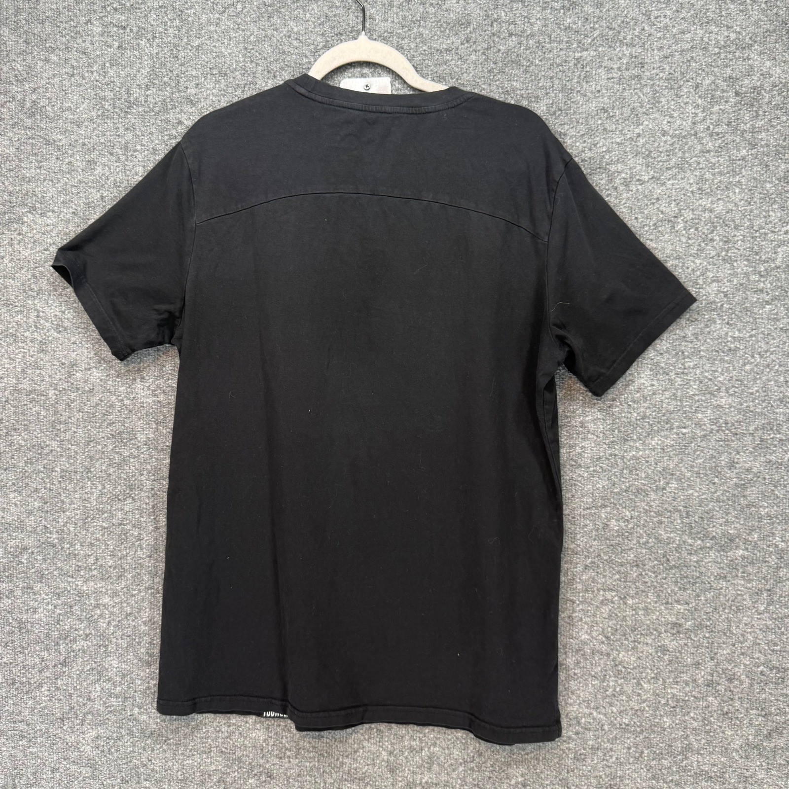 YoungLA Tshirt Mens Large Black Logo Tab Gym Workout Fitness Training Essential gallery