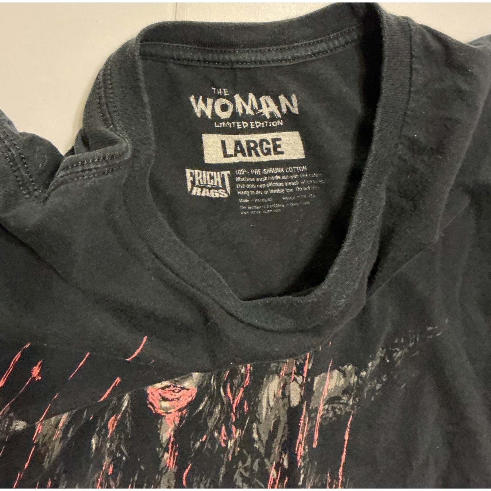 Fright Rags The Woman Horror Movie T-Shirt Mens L Black Limited Edition gallery