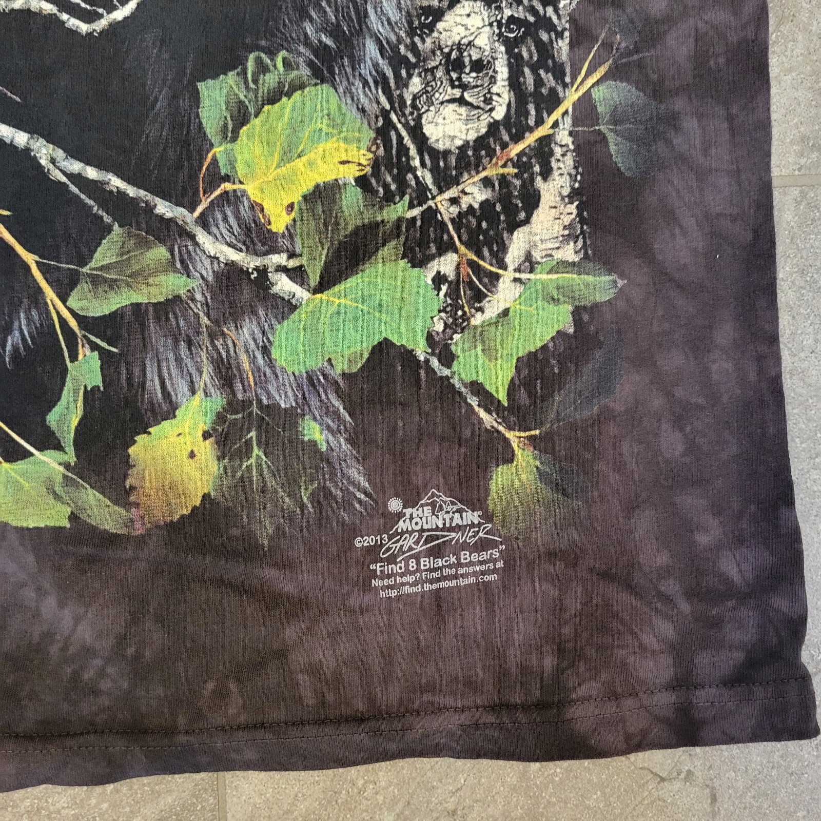 NEW Black Bear The Mountain Bears Rocky Grizzly Forest Cotton T-Shirt small gallery
