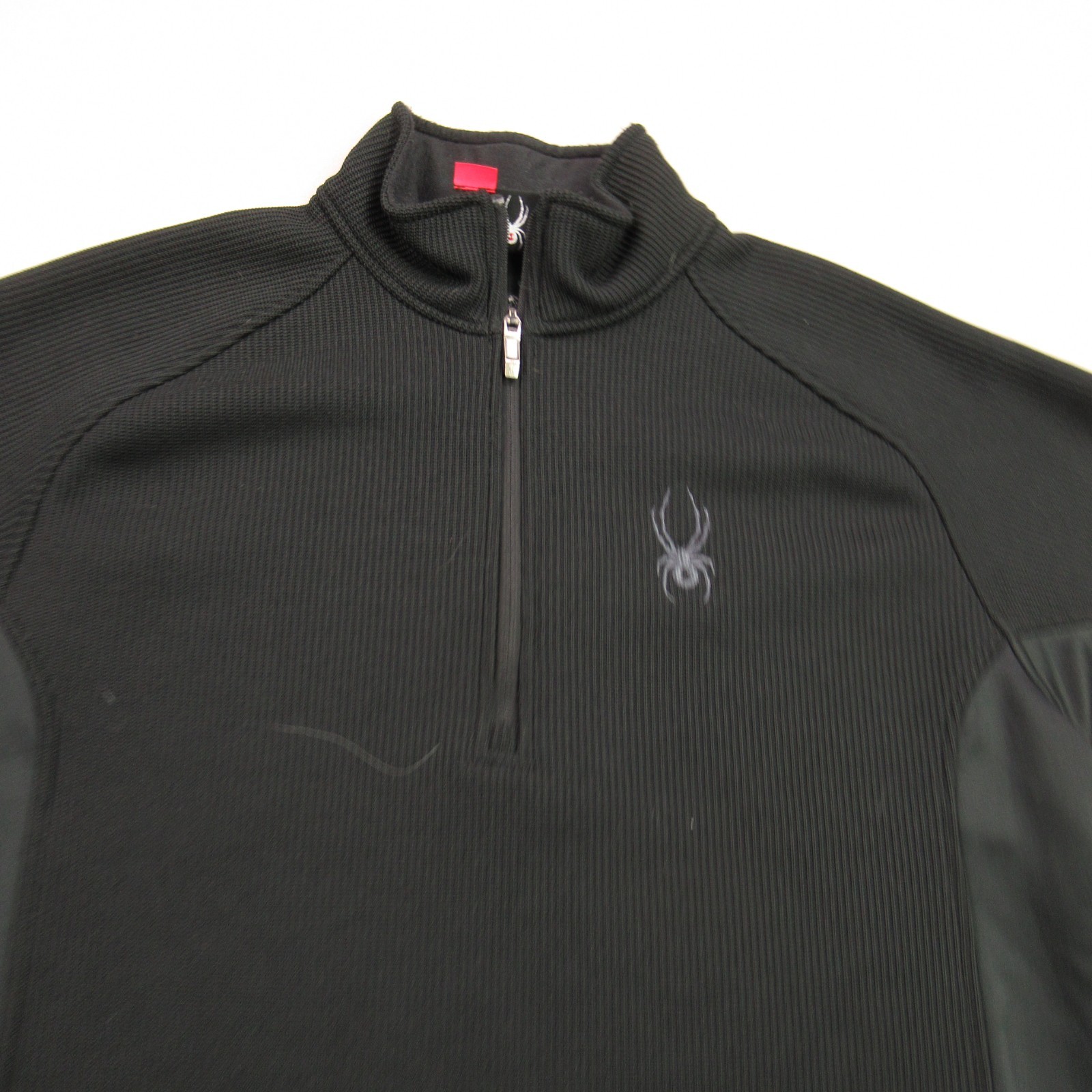 Spyder Shirt Mens Large 1/4 Zip Long Sleeve Outdoor Black Casual Lightweight gallery