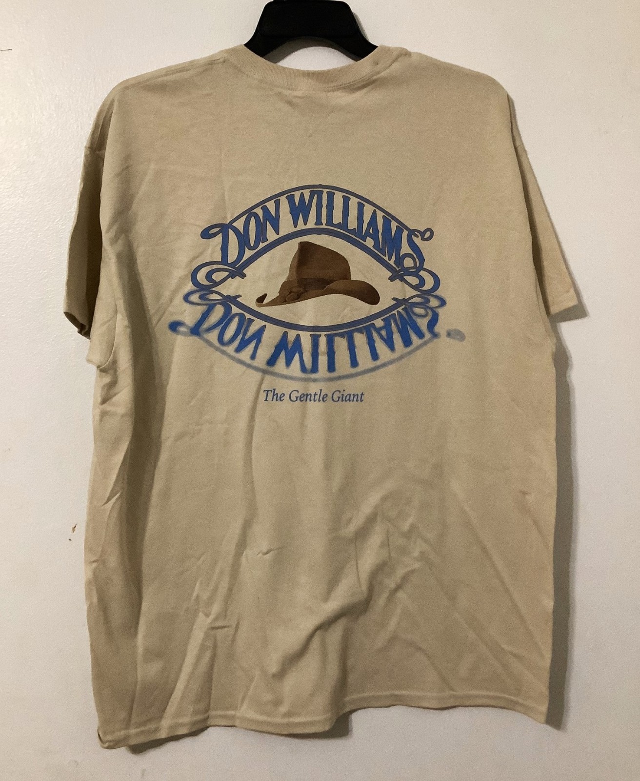 Don Williams The Gentle Giant Country Music Singer Double Sided T Shirt Size XL gallery