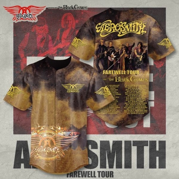Full Size Aerosmith - Farewell Tour Rare 3D Jersey Shirt for Gifts Unisex LH414 gallery