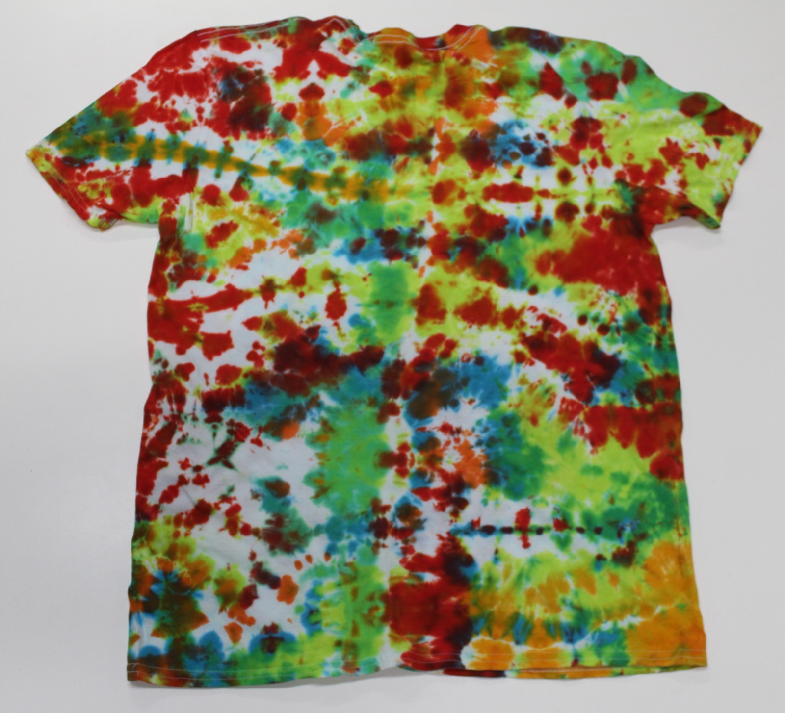 Tie Dye T-Shirt Adult L Red Party Bash Gildan Softstyle Cotton Short Sleeve gallery