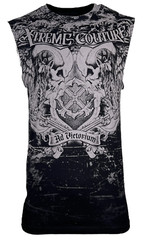 Xtreme Couture by Affliction Men’s Muscle Tee-Shirt Predato Tank Biker Skull