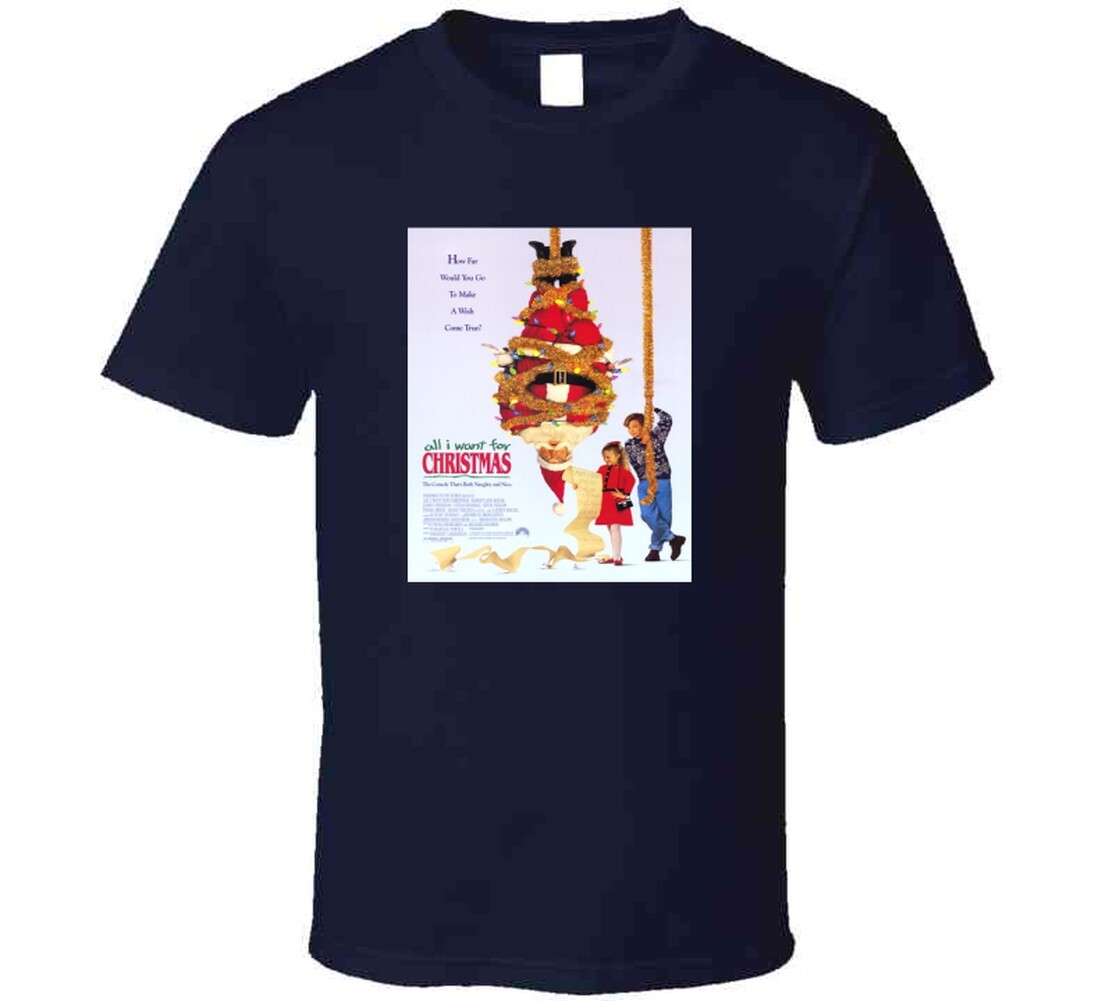 All I Want For Christmas Movie Tee Classic Holiday Movie T Shirt gallery