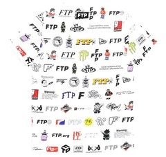FTP Fuckthepopulation 13 Year Anniversary Archive Reversible Tee White Large ‘23