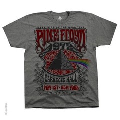 PINK FLOYD-CARNEGIE HALL NY 72-DK SIDE MOON TOUR-T-SHIRT S-M-L-XL-2X,3X-4X,5X-6X
