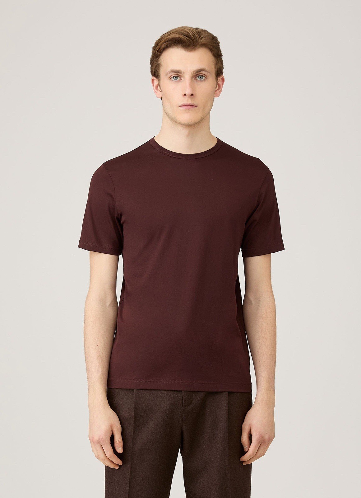 SUNSPEL Men’s Classic Short Sleeve T-Shirt, Bakelite (Reddish Brown) , Size XXL