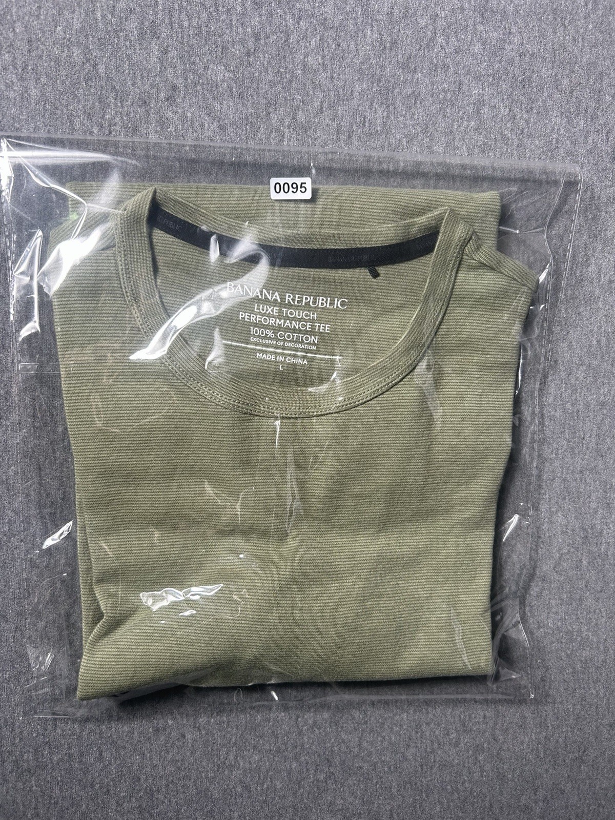 Banana Republic LuxeTouch Performance Tee inSage Green gallery